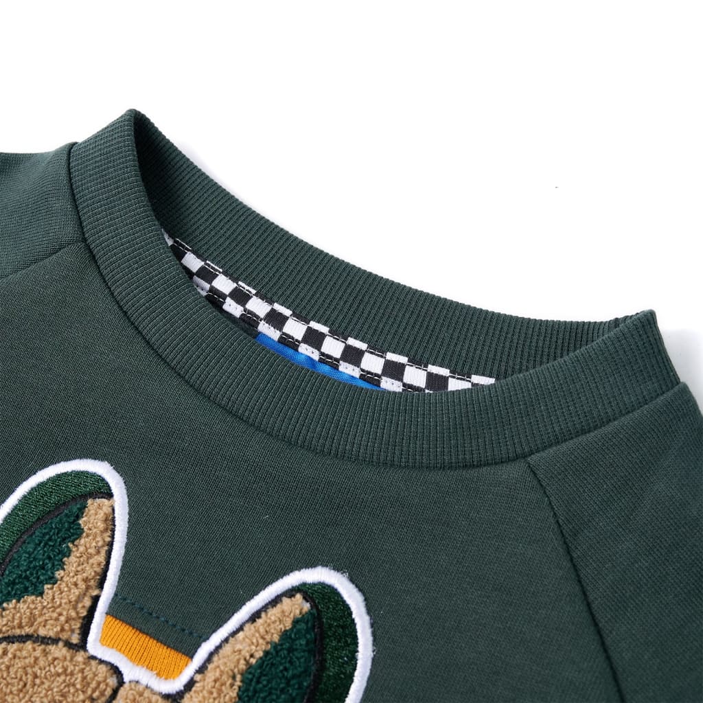 Pull pour enfants Vidaxl 104 vert foncé