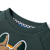 Pull pour enfants Vidaxl 140 vert foncé