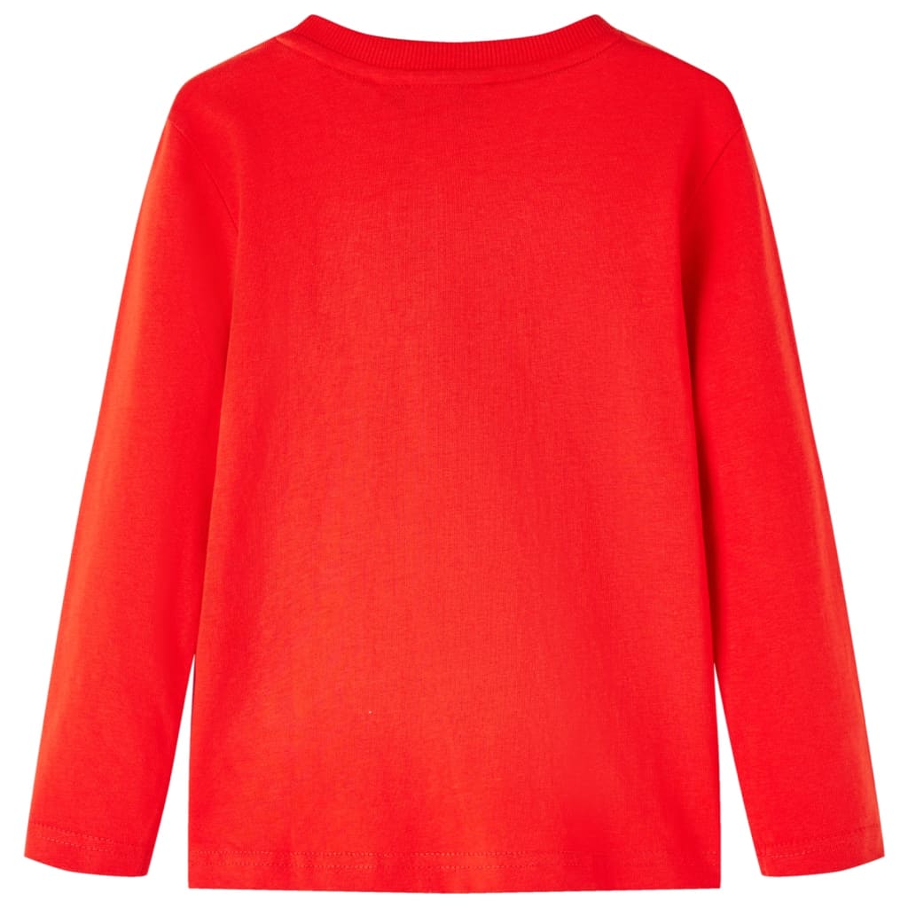 Vidaxl Children's Shirt à manches longues 92 rouge