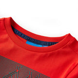 Vidaxl Children's shirt with long sleeves 104 red
