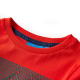 VidaXL Kindershirt met lange mouwen 140 rood