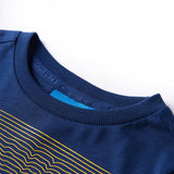 Vidaxl Child's Shirt à manches longues 104 bleu marine