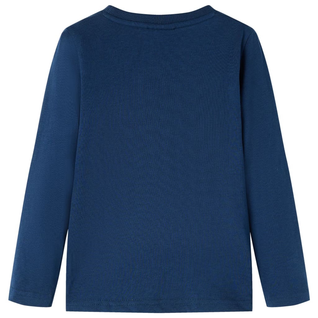 Vidaxl children's shirt with long sleeves 128 navy blue