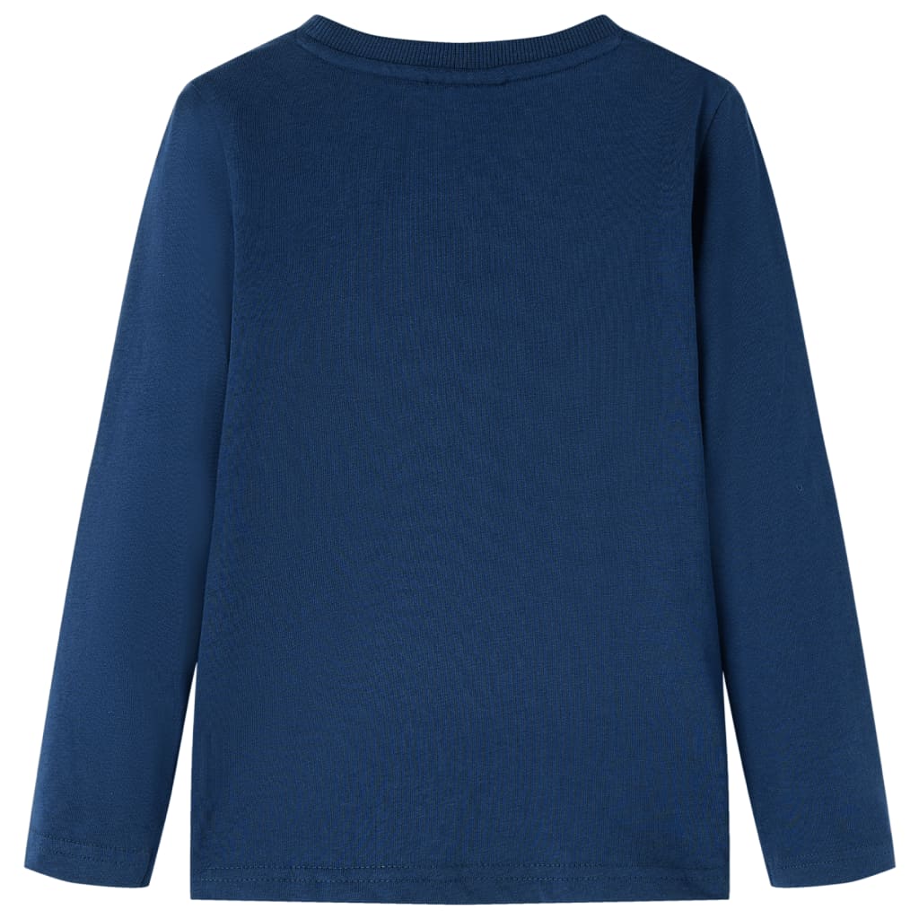 Vidaxl children's shirt with long sleeves 140 navy blue