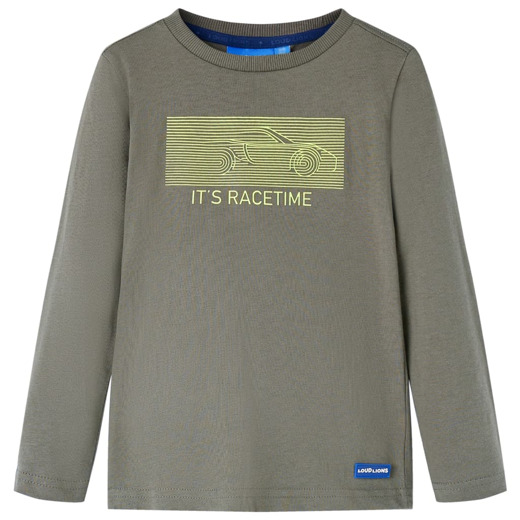Vidaxl Child's Shirt à manches longues 116 Kakikientig