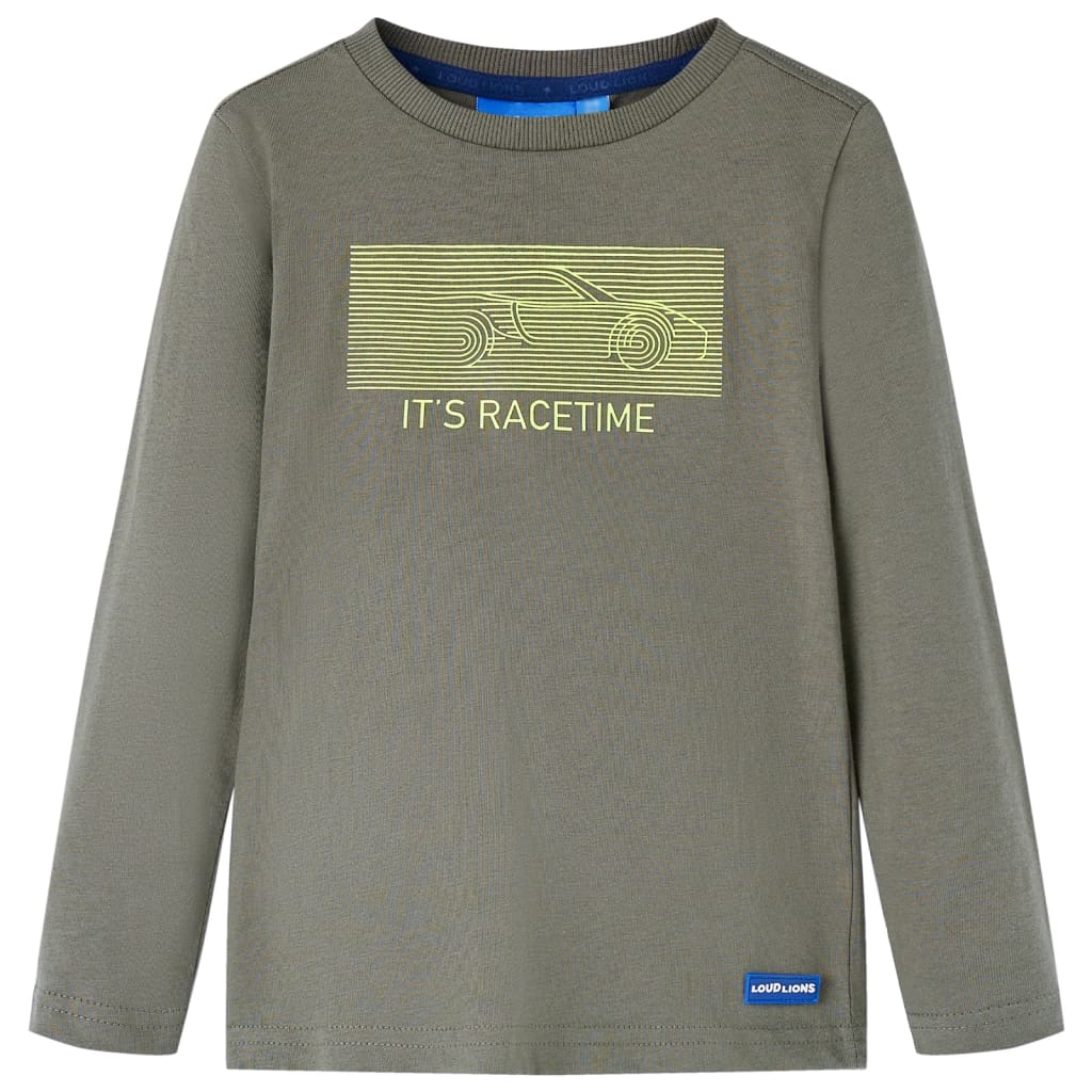 VidaXL children's shirt with long sleeves 128 Kakikentig