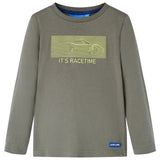 VidaXL children's shirt with long sleeves 128 Kakikentig
