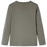 VidaXL children's shirt with long sleeves 128 Kakikentig