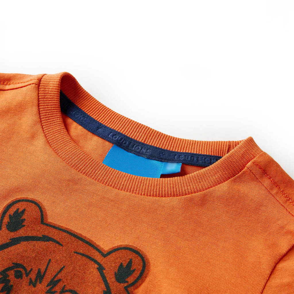 Vidaxl Children's Shirt à manches longues 104 Donkeroranje