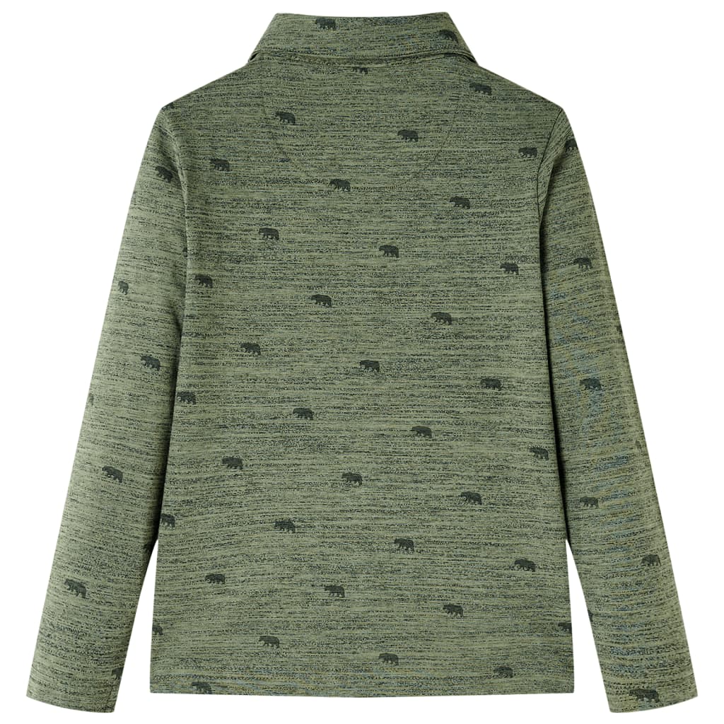 Vidaxl Child's Shirt 104 mixte kaki -colored