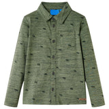 VidaXL Children's shirt 140 mixed kakik colored