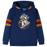 Vidaxl Children's sweater with hood 92 Navy blue