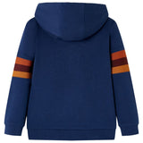 Vidaxl Children's sweater with hood 92 Navy blue
