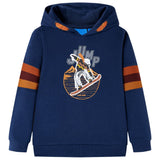 Vidaxl Kanner Pullover mat Hood 116 Navy blo