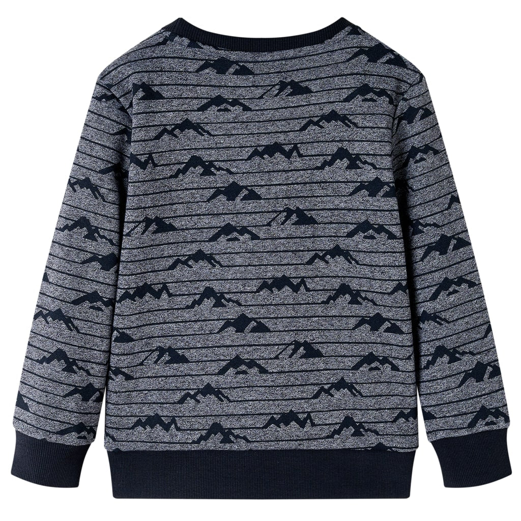 Vidaxl Children's sweater 128 mixed navy blue