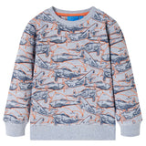 Vidaxl Children's sweater 92 mixed gray