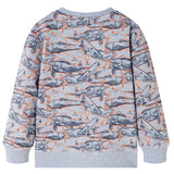 Vidaxl Children's sweater 92 mixed gray