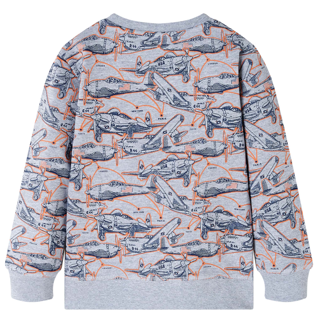 Vidaxl Children's sweater 116 mixed gray