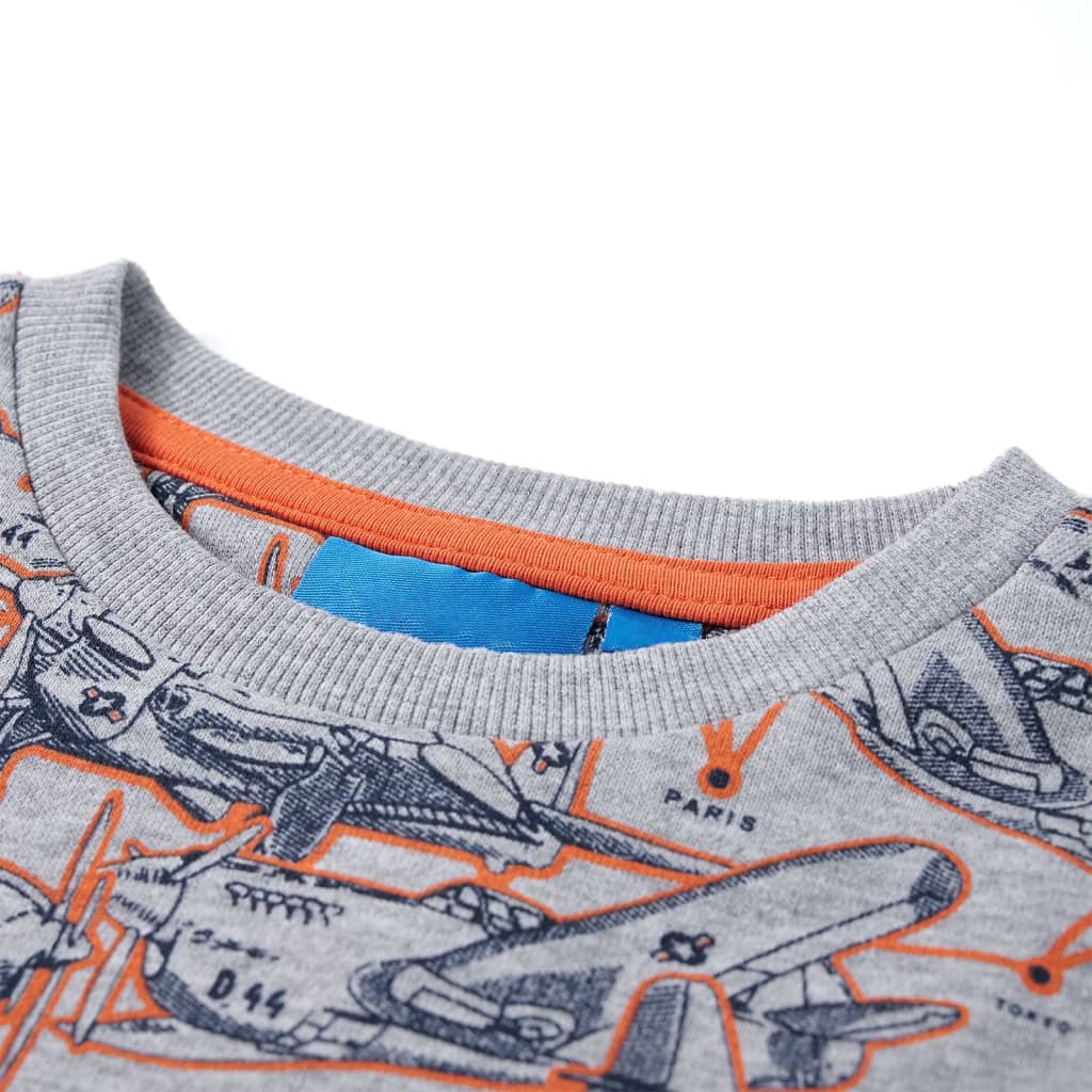 Vidaxl Children's sweater 116 mixed gray