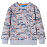 Vidaxl Dětský svetr 140 Mixed Grey