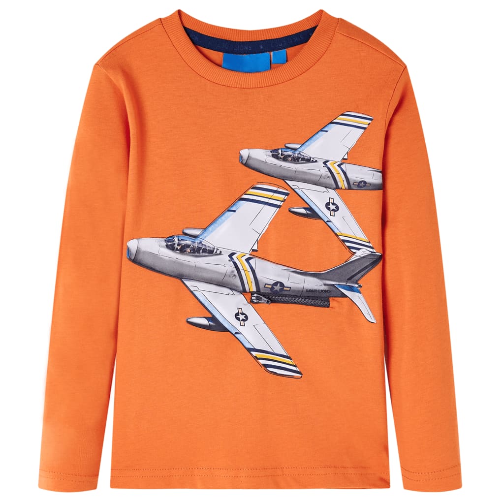 Vidaxl Kanner Shirt mat laangen Ärmelen 104 Donkeranann