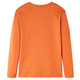 Vidaxl Kanner Shirt mat laangen Hülsen 116 DONSERRORANJE