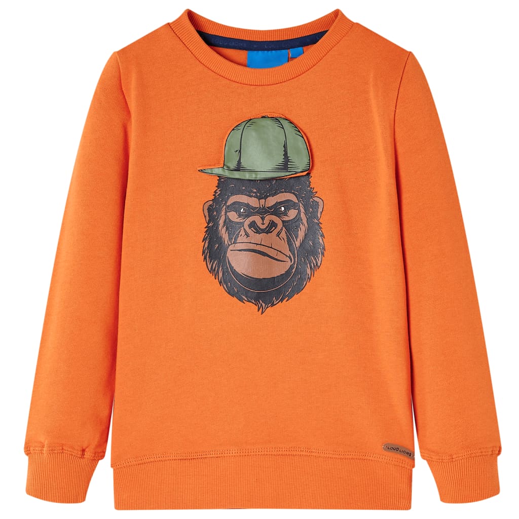 Vidaxl Children's sweater 116 Donkeroranje