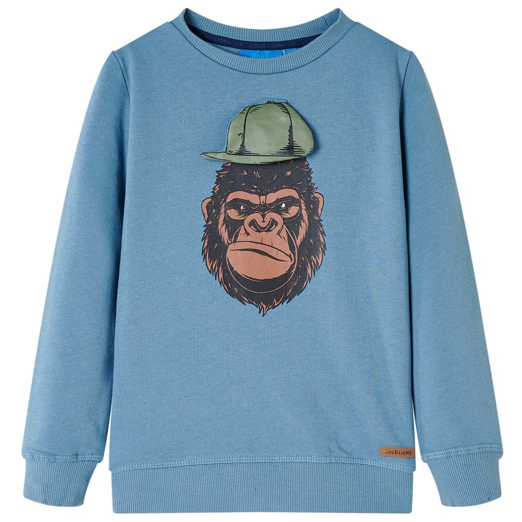 Vidaxl Children's sweater 92 Middelblauw