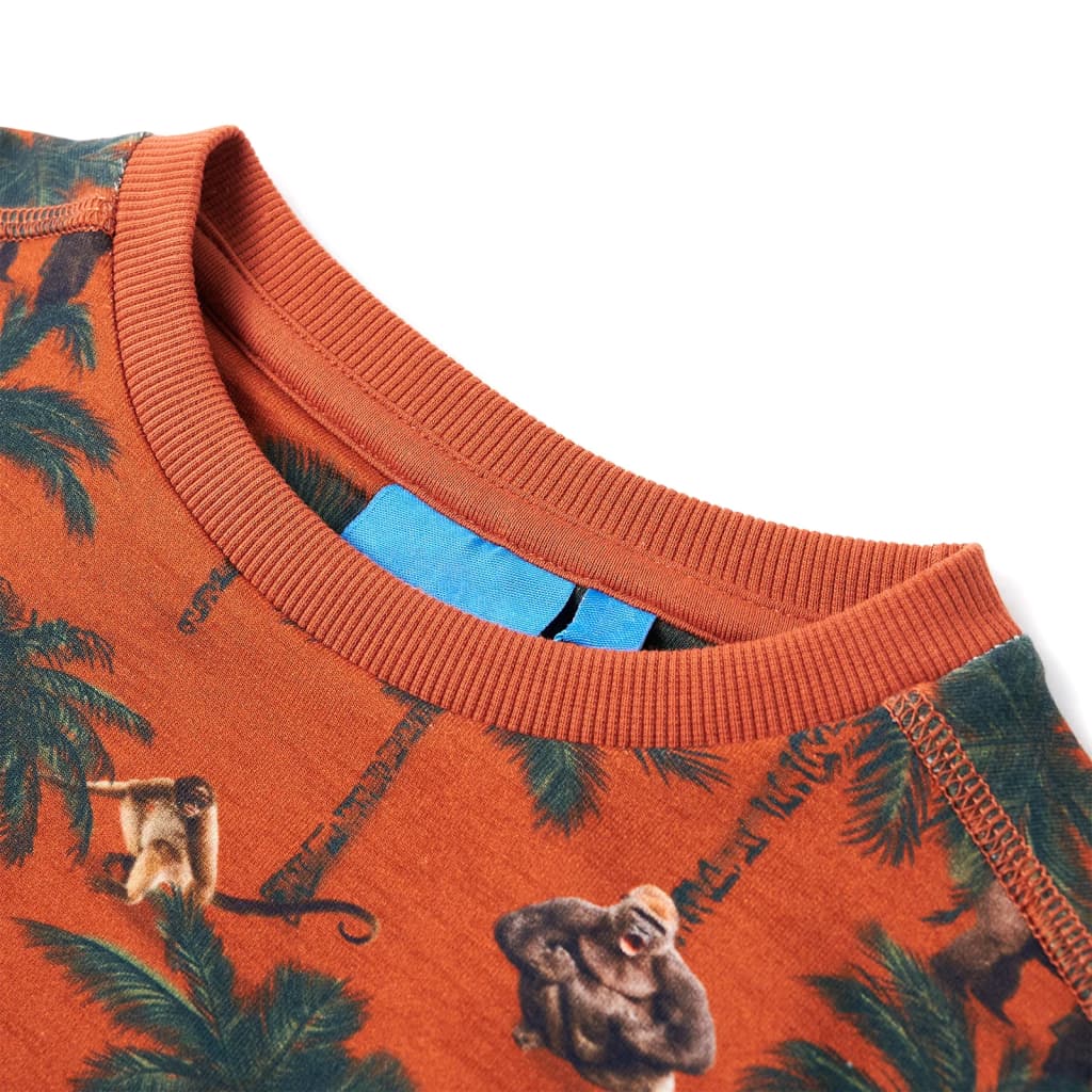 Vidaxl Children's sweater 140 light rust