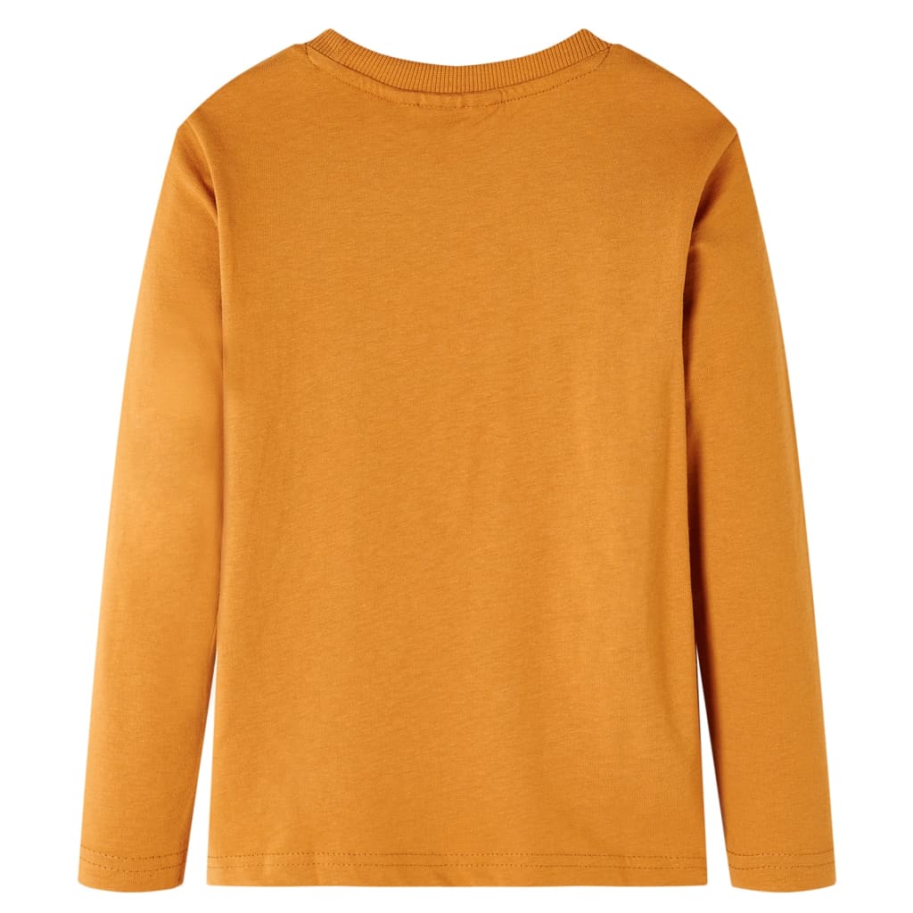 VidaXL children's shirt with long sleeves 104 Donkerokerkligent