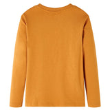 VidaXL children's shirt with long sleeves 104 Donkerokerkligent
