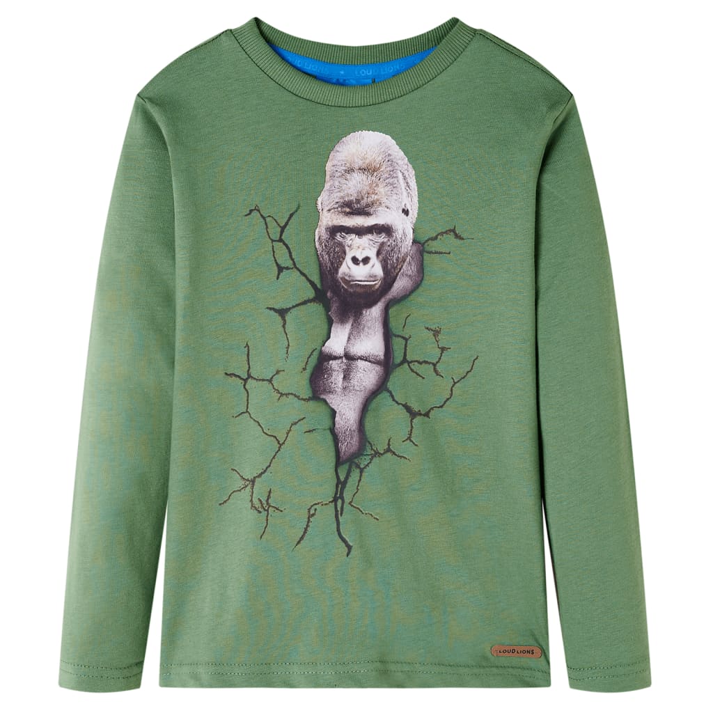 VidaXL children's shirt with long sleeves 140 light -sealed