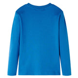 Vidaxl Children's shirt with long sleeves 104 Petrol
