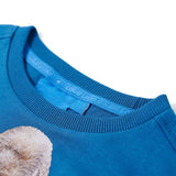 Vidaxl Children's shirt with long sleeves 104 Petrol