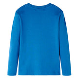 Vidaxl Children's shirt with long sleeves 116 Petrol
