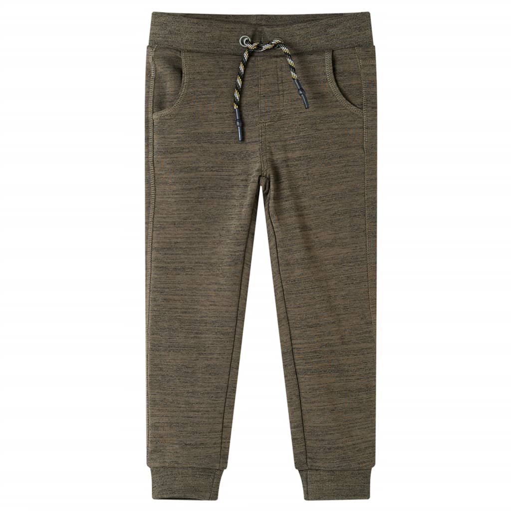 Vidaxl Children's Jogging Pants 116 mixed Dark Kaki
