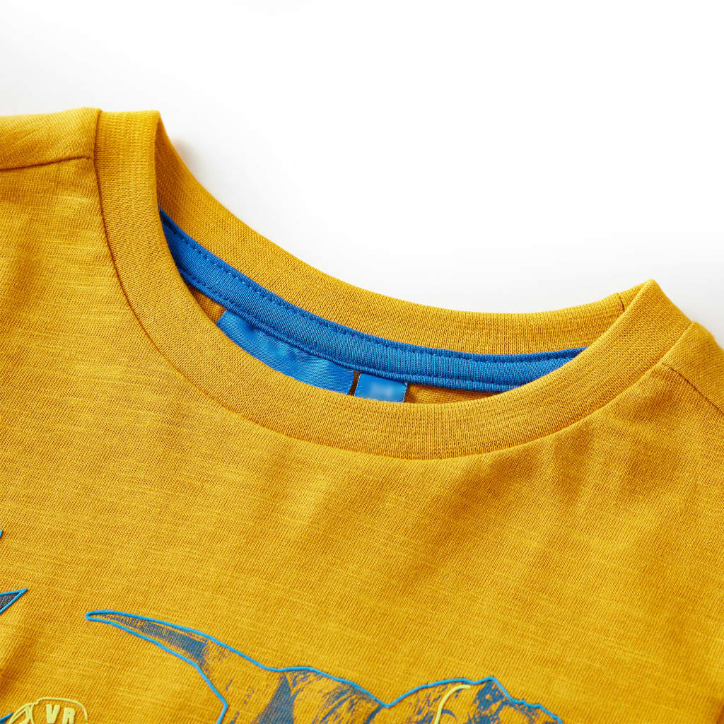 Vidaxl Kanner Shirt mat laange Ärmelen 116 OCer -Colored