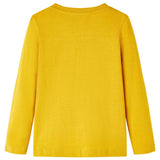 Vidaxl Kanner Shirt mat laange Schätzungen 140 Ocher -Colored