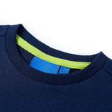 Vidaxl Kanner Shirt mat laangen Ärmelen 92 Marine blo
