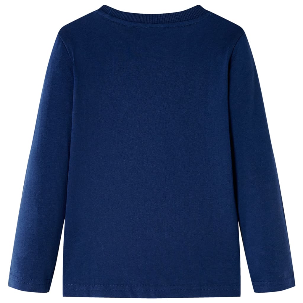 Vidaxl children's shirt with long sleeves 104 navy blue