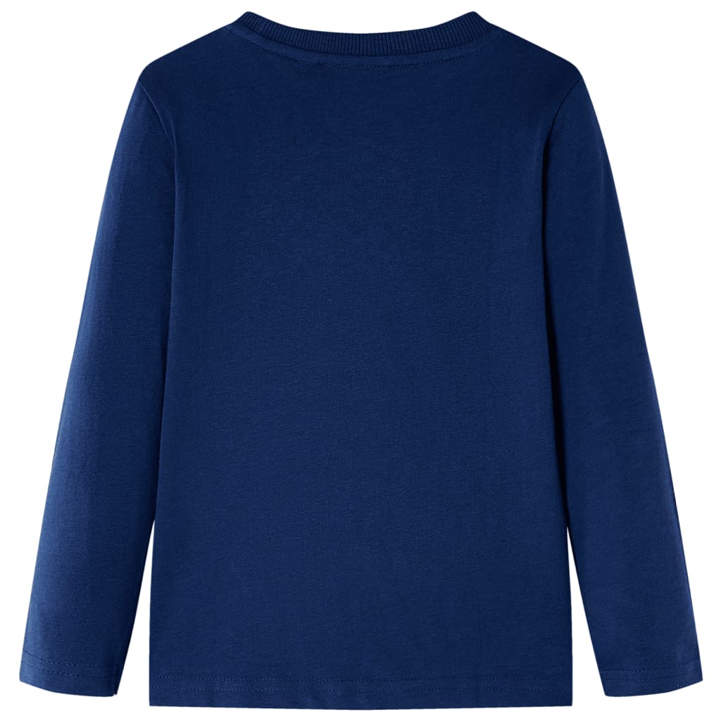 Vidaxl children's shirt with long sleeves 128 navy blue