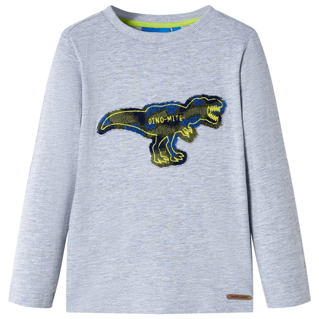 Vidaxl Kanner Shirt mat laange Schätzungen 92 gemëscht gro