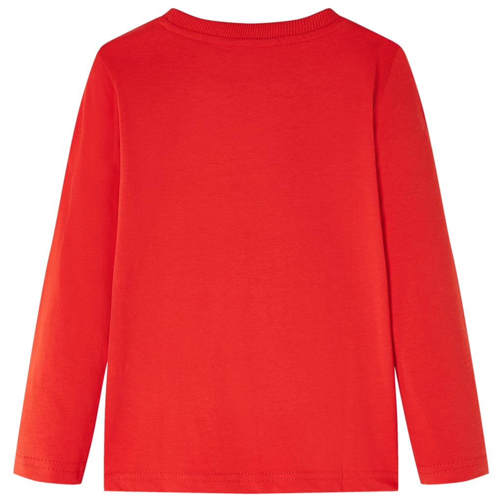 Vidaxl Children's shirt with long sleeves 92 red
