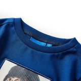 Vidaxl Kanner Shirt mat laange Schätzungen 140 donkelblo