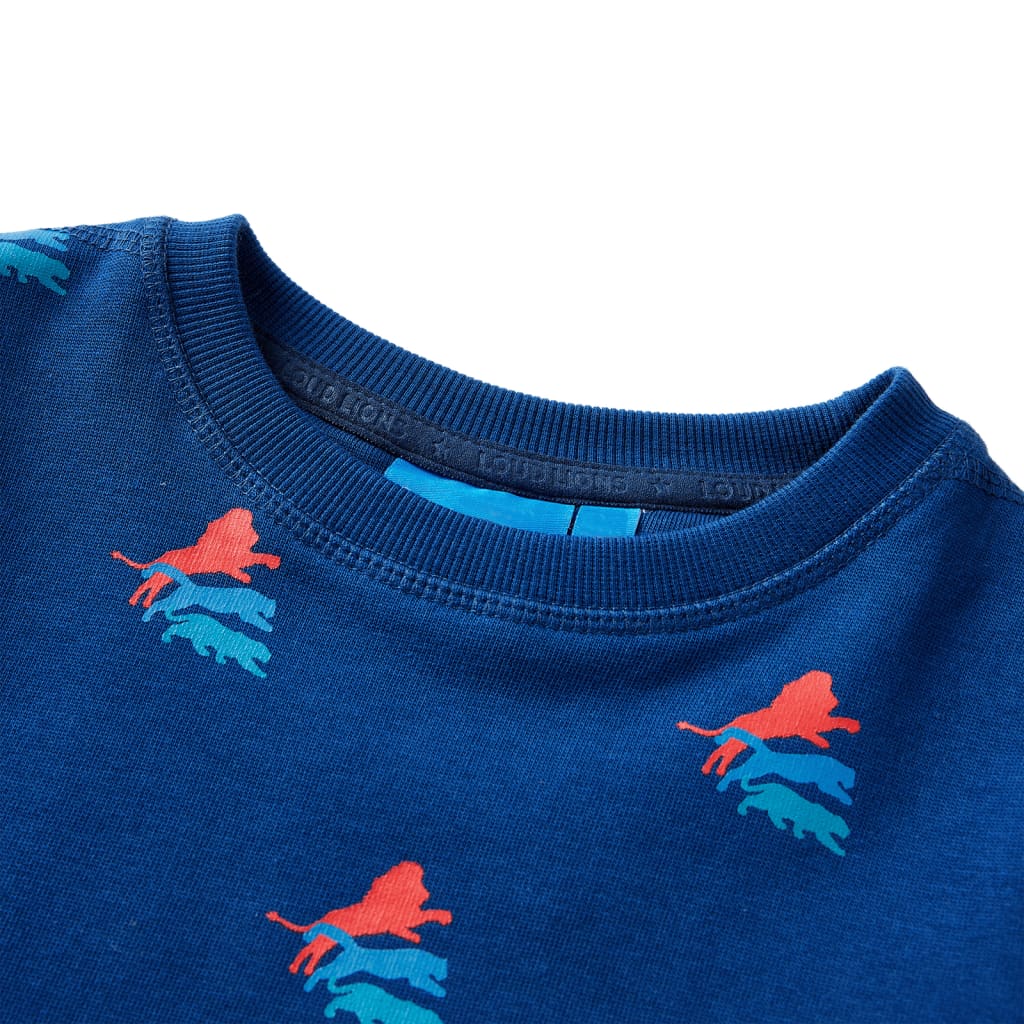 Vidaxl Kanner Pullover 116 donkel blo
