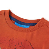 Vidaxl children's shirt with long sleeves 116 light rust