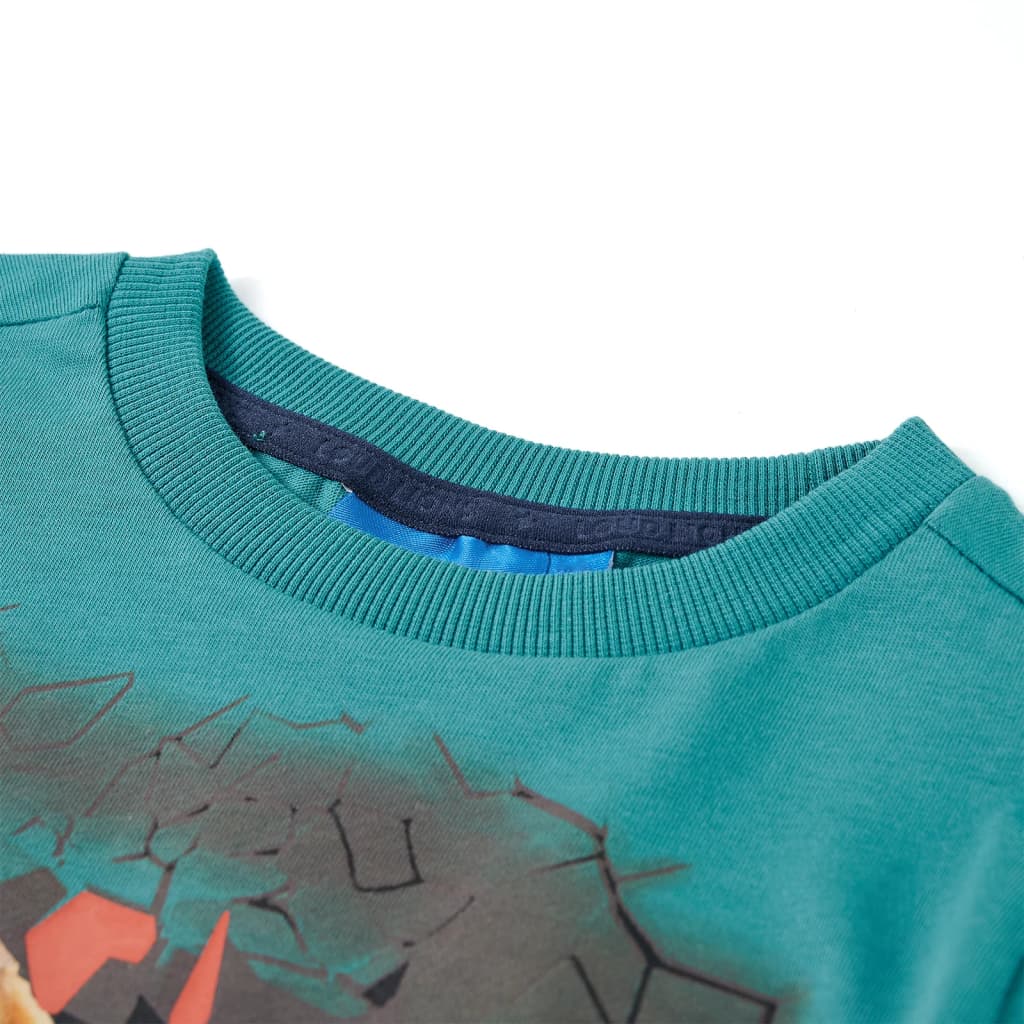 Dětská košile Vidaxl s dlouhými rukávy 92 Dark Sea Blue
