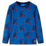 Vidaxl Children's pajamas with long sleeves 92 petroleum -colored