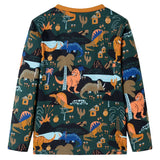 Vidaxl Children's pajamas with long sleeves 116 DonkerGroen