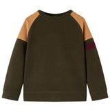 Vidaxl Children's Sweater 104 Donkerkakikleur e Camel